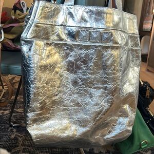 Marc Jacobs Silver Eve Tote